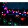 LED farge lyskjede m/timer utendørs - 1,5m (20 LED) Nordic