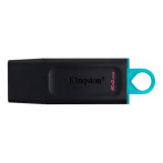 USB 3.2 Minnepenn 64GB (m/hank) Svart - Kingston Exodia
