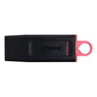 USB 3.2 Minnepenn 256GB (m/hank) Svart - Kingston Exodia