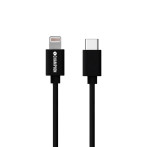 USB-C til Lightning kabel - 2m (MFi) Svart - Champion