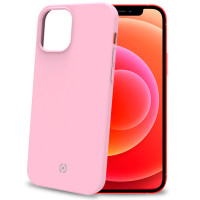 iPhone 12/12 Pro deksel (Soft-touch) Rosa - Celly