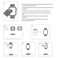 Apple Watch 4/5/6/SE skjermbeskytter (40mm) 3-Pack