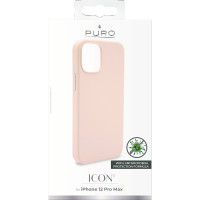 iPhone 12 Pro Max deksel (Icon) Rosa - Puro