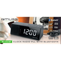 Klokkeradio m/DAB+ (Bluetooth) Muse M-172 DBT