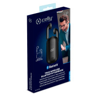 Celly Slide1 Earbuds m/LED (32 timer) Svart