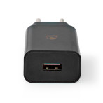 USB Lader 2,1A (1xUSB-A) Svart - Nedis