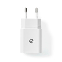 iPhone lader m/kabel - 12W (1x USB-A/Lightning) Hvit - Nedis