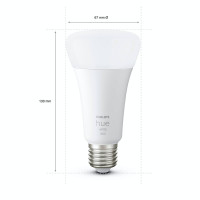Philips Hue White LED pære E27 - 15,5W (100W)