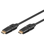 Swivel HDMI Kabel (Type A, 19 plug) 3 meter