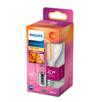 Philips Dimbar LED Glødepære E27 Klar - 3,4W (40W)