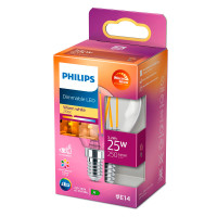 Philips Krone Dimbar LED Glødepære E14 - 3,2W (25W)