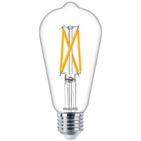 Philips Edison Dimbar LED Glødepære E27 Klar - 7W (60W)