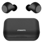 Earbuds m/Ladetui (Bluetooth) Svart - Streetz TWS-110