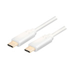 USB-C Kabel 60W - 1m (USB-C/USB-C) Hvit - Logilink