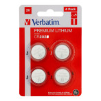 CR2025 knappcelle batterier 3V (Lithium) Verbatim - 4-Pack