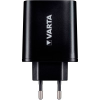 USB-C Lader 27W (1xUSB-C/2xUSB-A) Svart - Varta