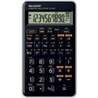 Sharp EL-501T Kalkulator (10+2 siffer) Hvit