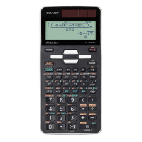Sharp EL-W531TG Kalkulator punktmatrise (16 siffer) Hvit