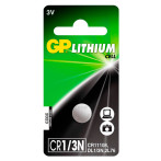 CR1 / 3N batteri 3V (Lithium) GP - 1-Pak