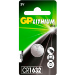 CR1632 batteri 3V (Lithium) GP - 1-Pak