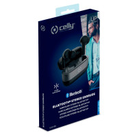 Celly Slim1 Earbuds In-ear (True Wireless) Svart