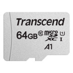 Micro SDXC-kort 64GB A1 (UHS-I) Transcend 300s