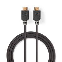 HDMI 2.0 Kabel - 3m Premium High Speed (4K) Grå - Nedis
