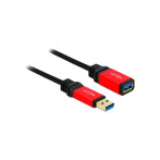 USB-skjøteledning - 2m (USB-A han/ USB-A hun) DeLock