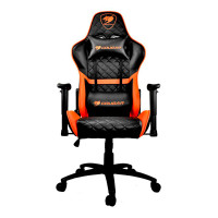 Cougar Armor One Gaming stol (Ergonomisk) - Svart/Orange
