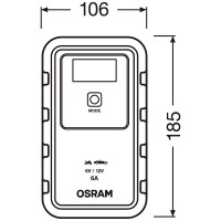 Osram BATTERYcharge 906 lader for bilbatteri (6/12V) 6A