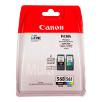 Canon PG 560/CL-561 180 sider Multipack - Svart/Farge