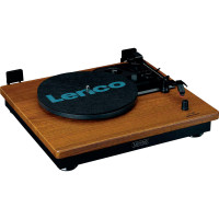 Lenco LS-100WD Platespiller m/høyttalere - Tre