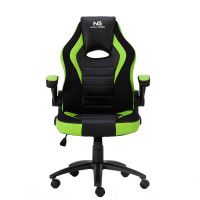 Nordic Gaming Charger V2 Gaming stol (PVC lær) - Svart/Grønn