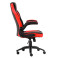 Nordic Gaming Charger V2 Gaming stol (PVC lær) - Svart/Rød