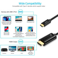 Choetech USB-C til HDMI kabel (4K/60Hz) 1,8m