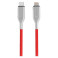 Forever Lightning kabel MFi - 1,5m (USB-C/Lightning) Rød