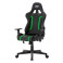 L33T Energy Gaming stol (PU lær) Svart/Grønn