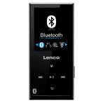Lenco Xemio 760 BT 8GB MP3-spiller (m/Bluetooth) Svart