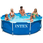 Intex metallramme svømmebasseng m/filterpumpe (305x76cm)