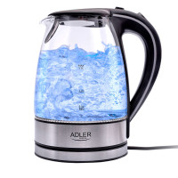 Vannkoker 1,7 liter (Glass) Adler