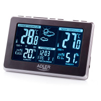 Værstasjon m / trådløs sensor (Alarm) Adler