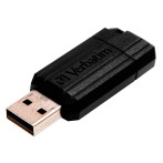 USB 2.0 Minnepenn (32GB) Svart- Verbatim PinStripe