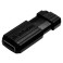 USB 2.0 Minnepenn (64GB) Svart- Verbatim PinStripe