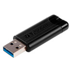 USB 3.0 Minnepenn (16GB) Svart - Verbatim PinStripe