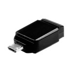 USB 2.0 Minnepenn 16GB OTG (USB-A/Micro-USB) Verbatim Nano