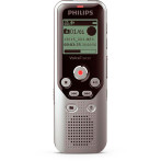 Philips DVT 1250-diktafon med etttrykksopptak (8GB) Sølv