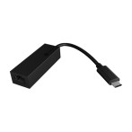 Icy Box IB-LAN100-C3 USB-C nettkort for Mac/PC (1000Mbit)