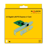 DeLock PCI-Express nettverkskort 2500 Mbps (1x RJ45)