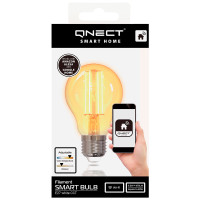Qnect Smart Home LED Glødepære E27 - 5,5W (50W)