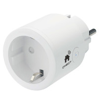 Qnect Smart Home Plug (1 Uttak) Hvit